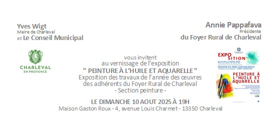 Vernissage « Peinture à l’huile et aquarelle »