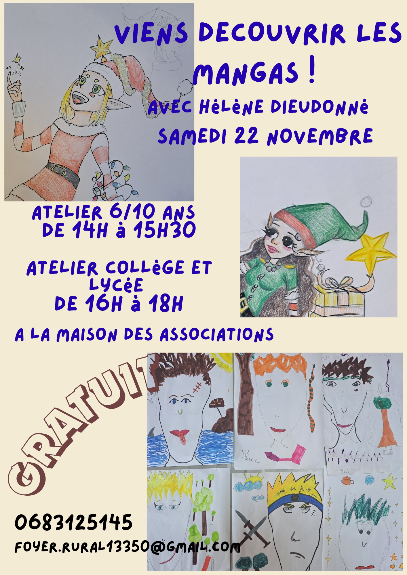 Atelier découverte Mangas